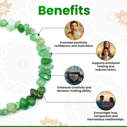 Green Aventurine Chips Bracelet
