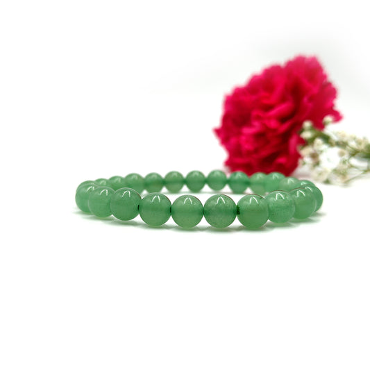 Green Jade Bracelet For Health & Wellness(8mm)