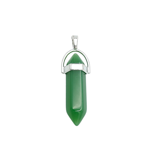 Green Jade Crystal Candle Pendent