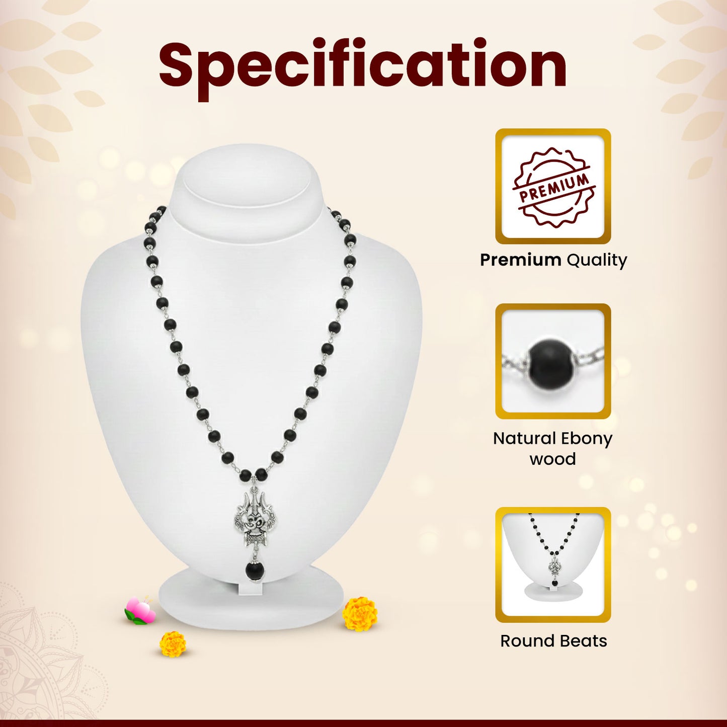 Karungali Shiva Om Mala