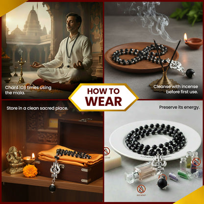 Karungali Shiva Om Mala