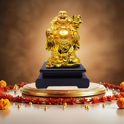 Laughing Buddha Big Size with a stand