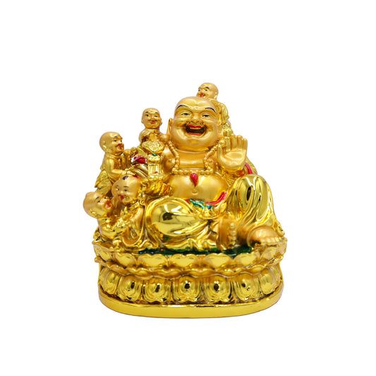 Laughing Buddha with Kids