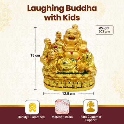Laughing Buddha with Kids