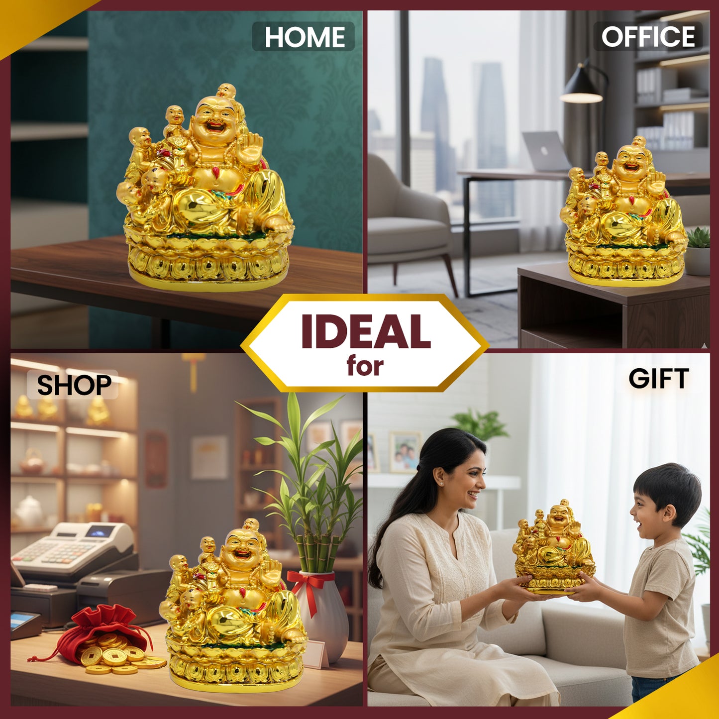 Laughing Buddha with Kids