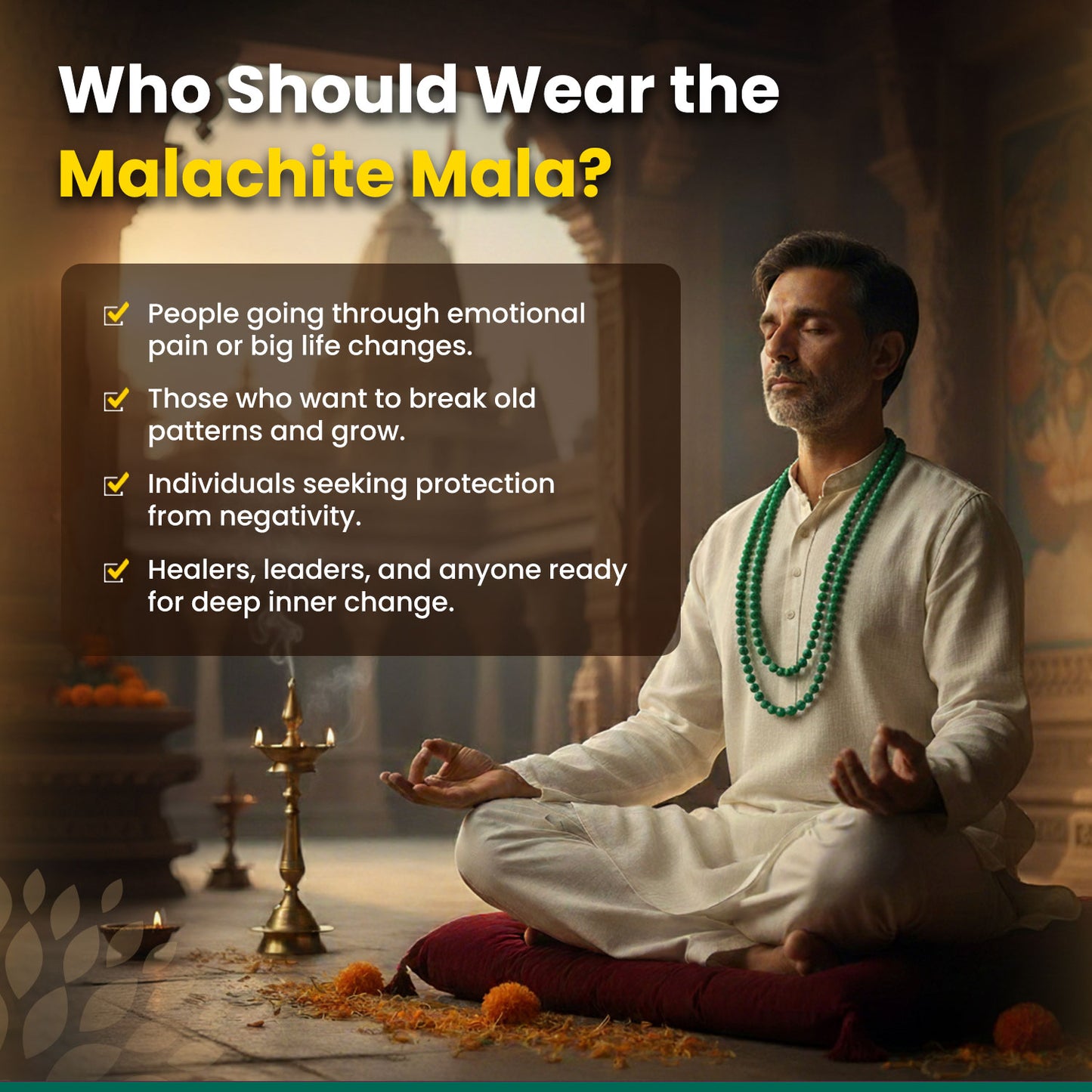 Malachite Mala
