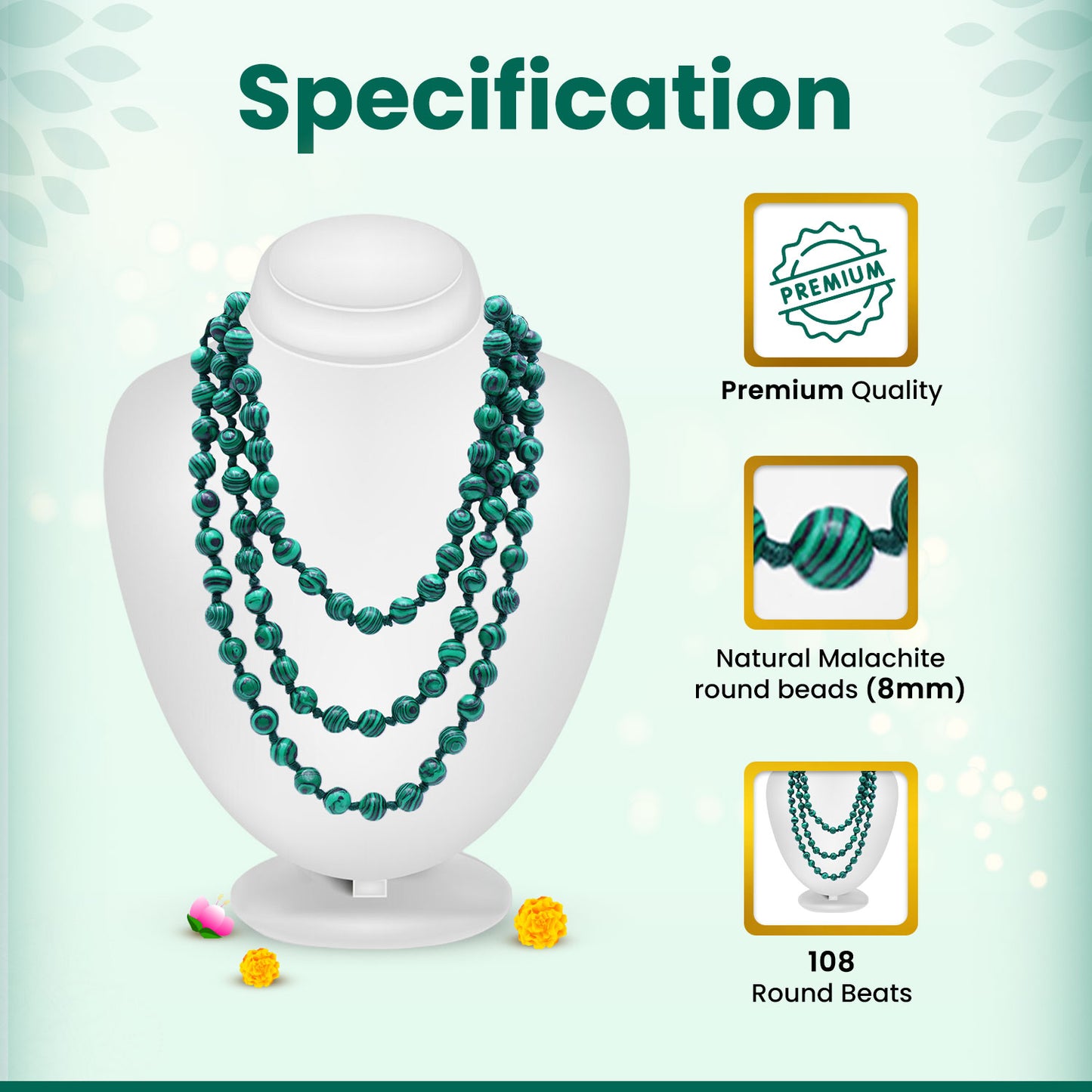 Malachite Mala