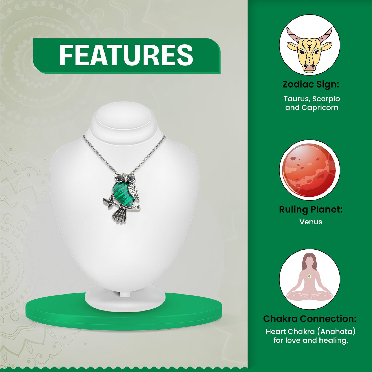 Malachite Pendant