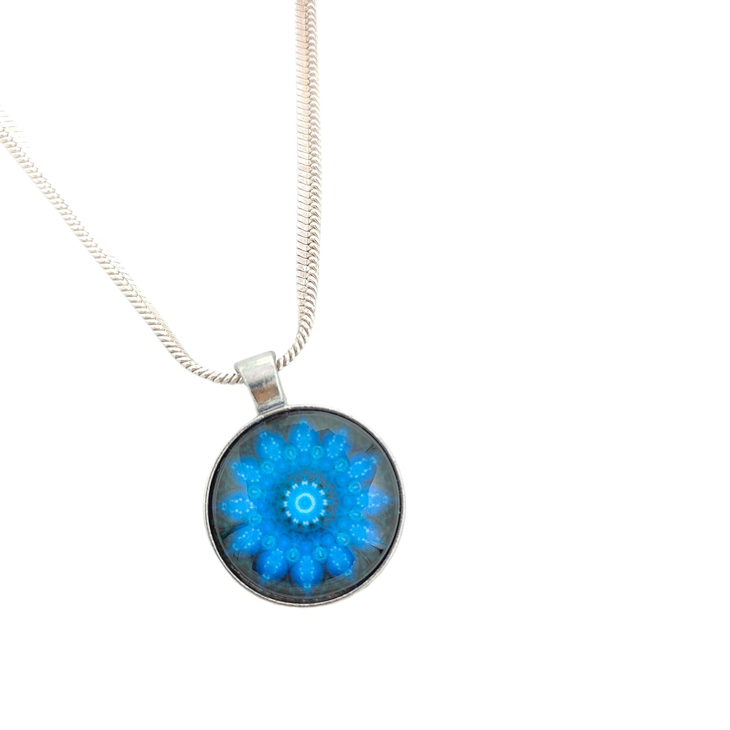 Mandala Art Crystal Pendant