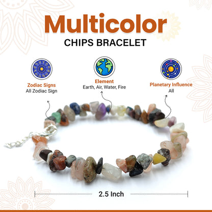 Multicolor Chips Bracelet