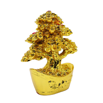 ONRR Collections Feng-Shui Golden Coin Money Tree