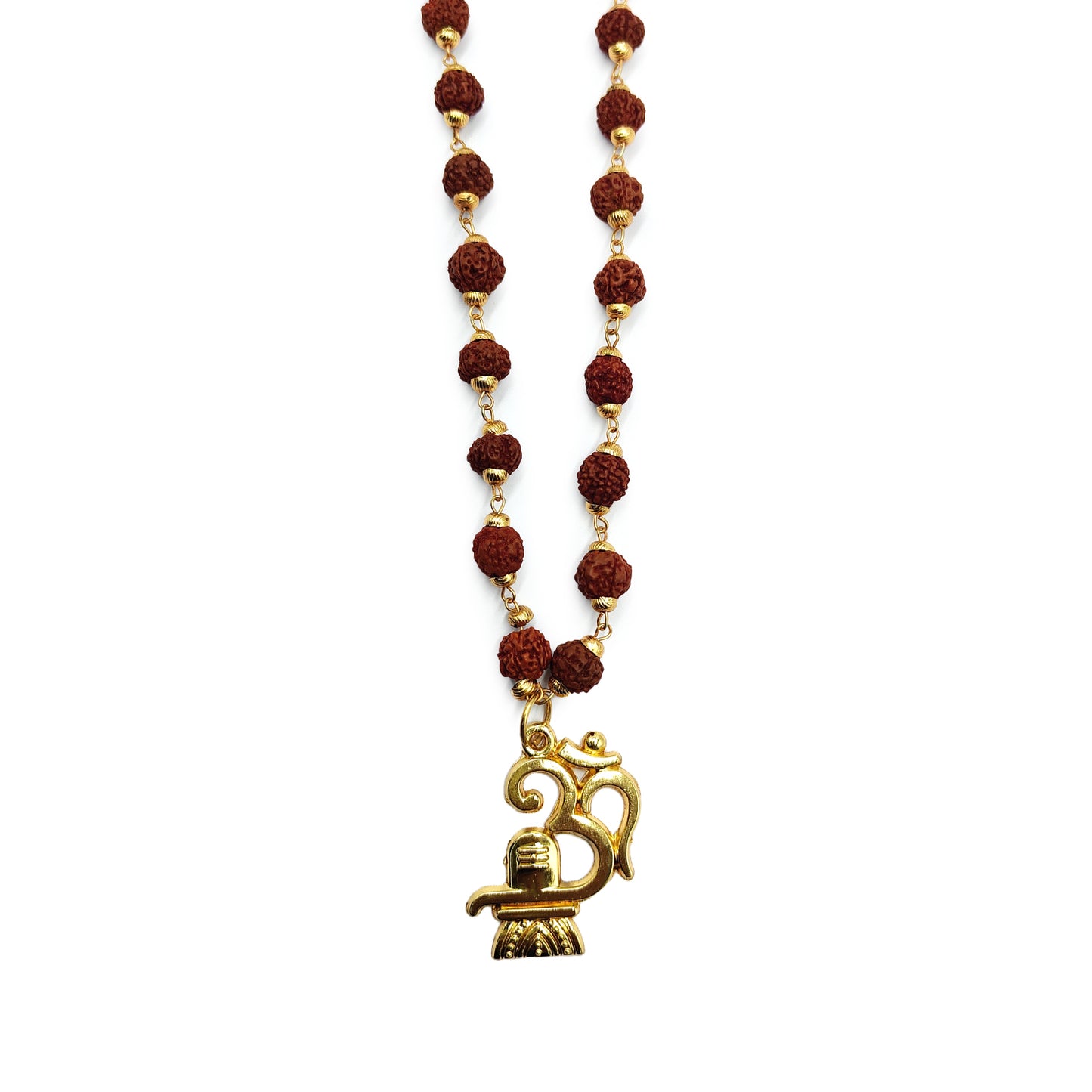 Om Shiva Shivling Rudraksha Mala