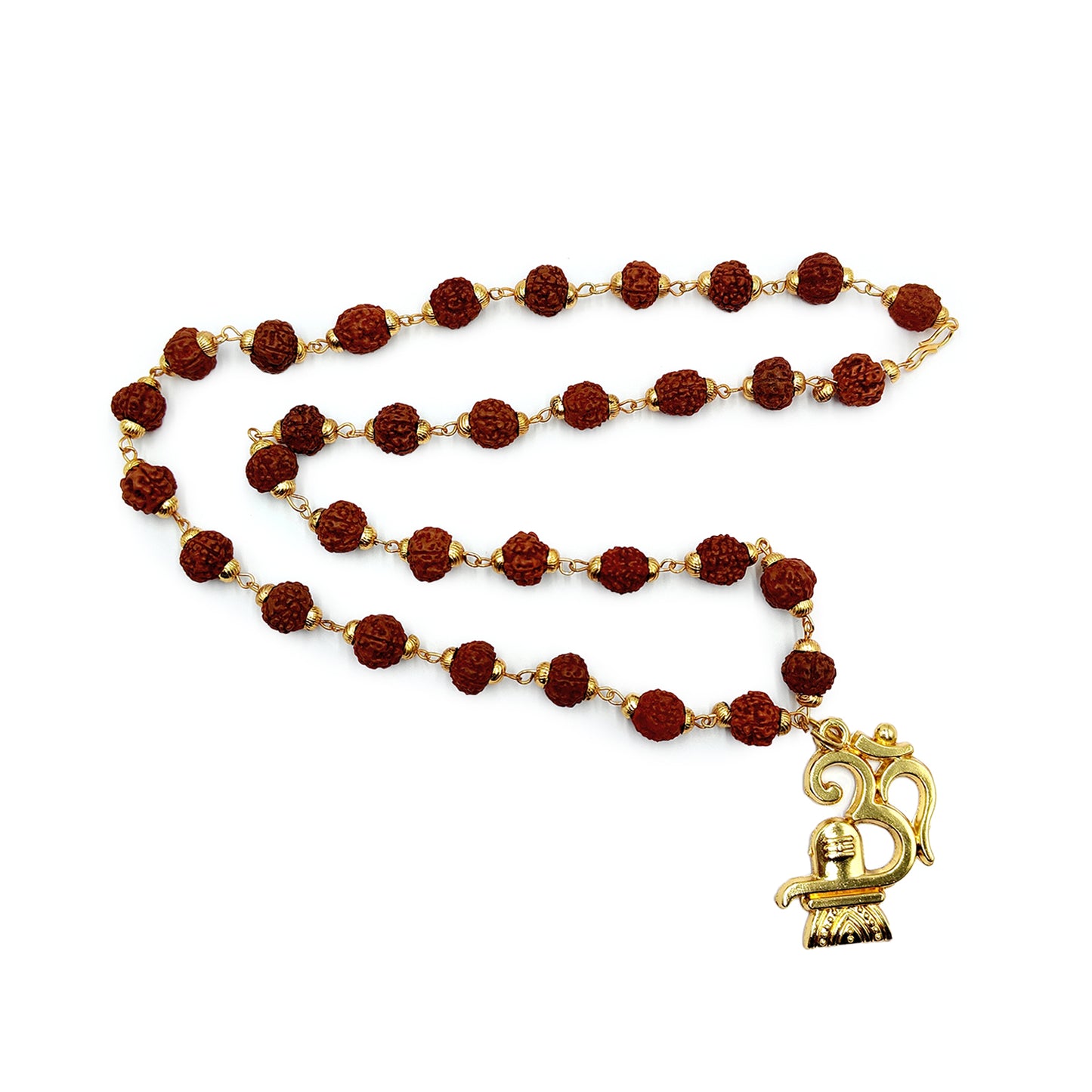 Om Shiva Shivling Rudraksha Mala