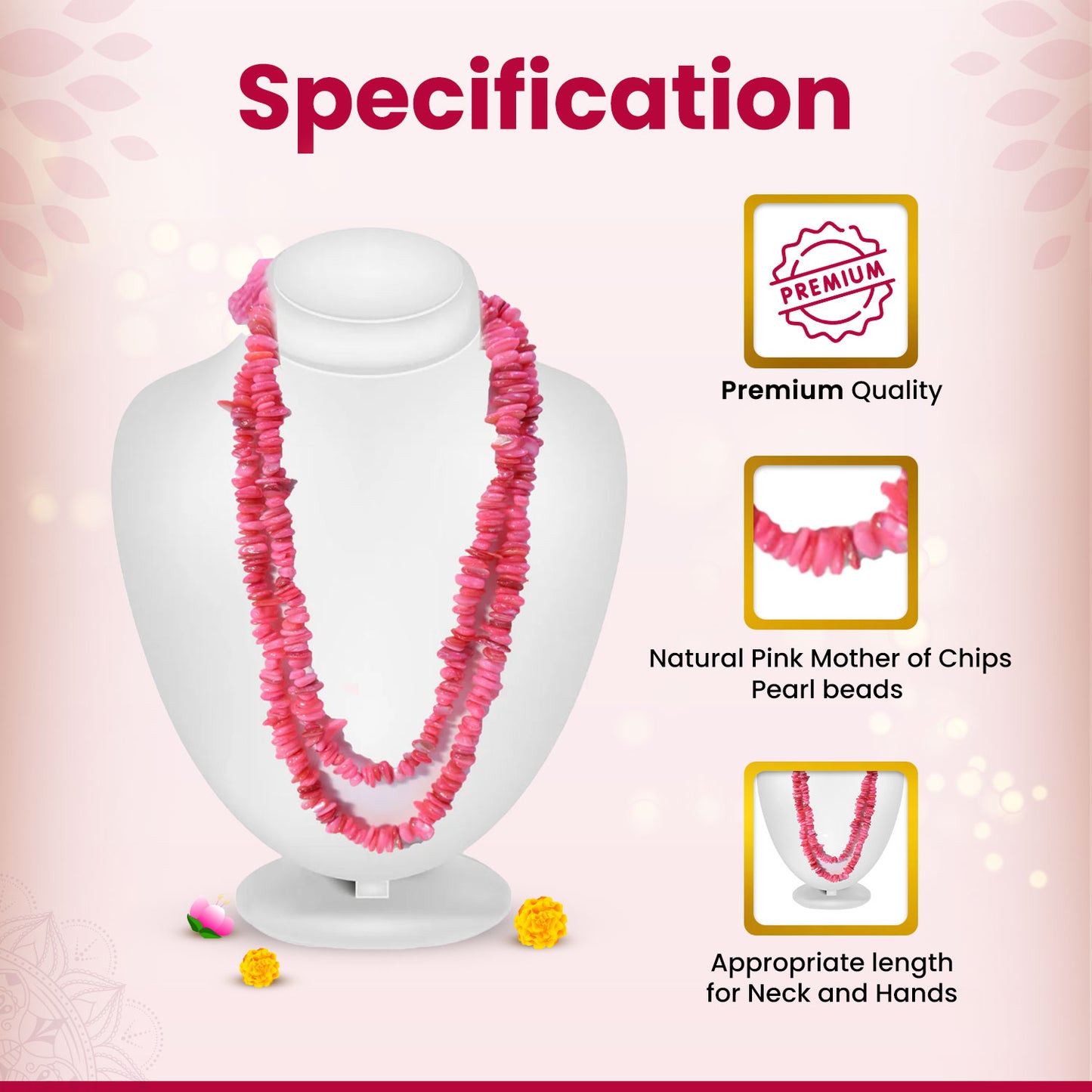 Pink Mother of Chips Pearl