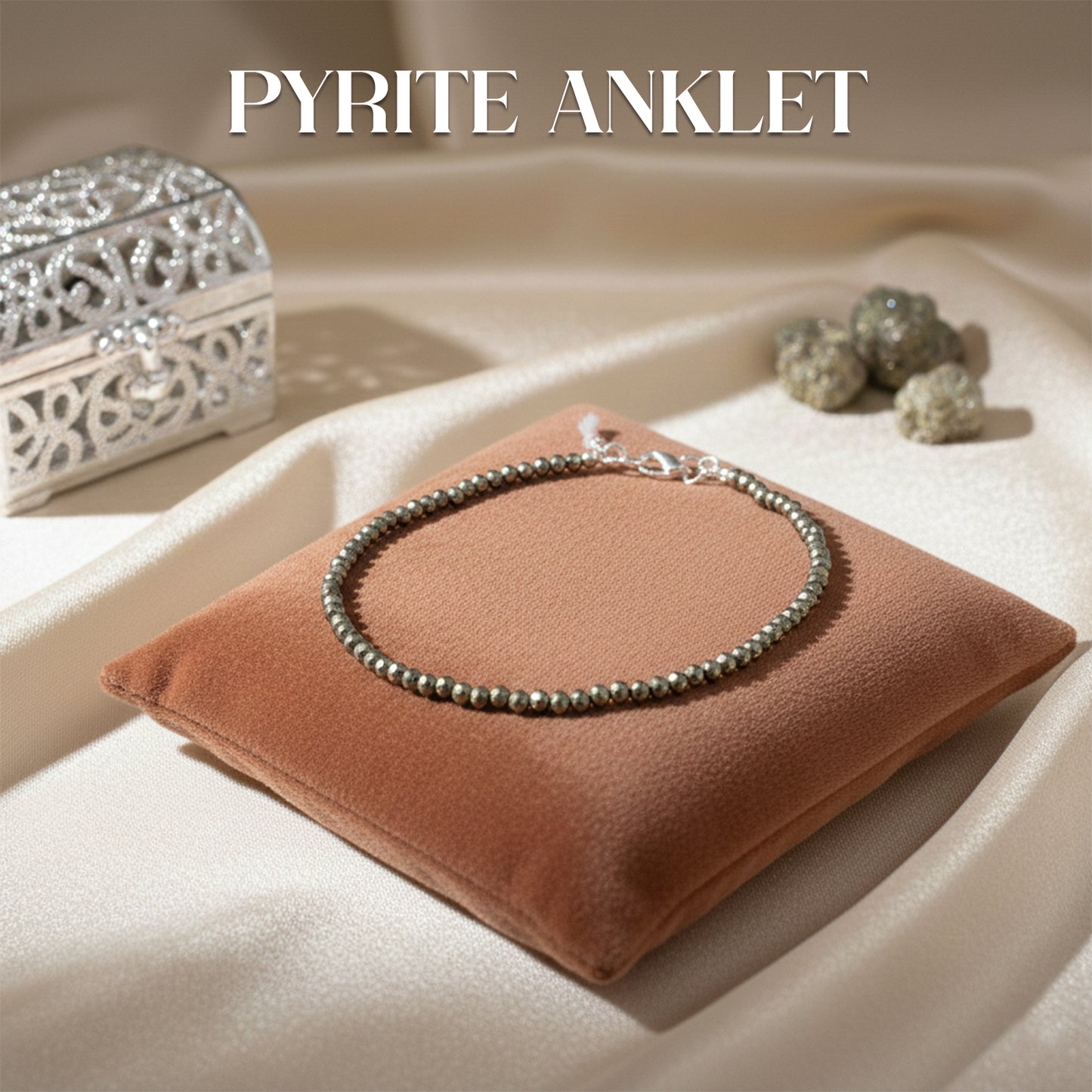 Pyrite Anklet