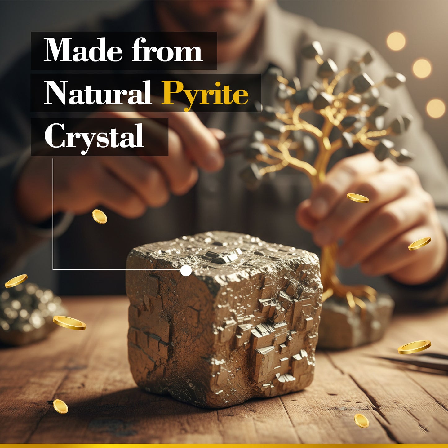 Pyrite Tree 200 Beads