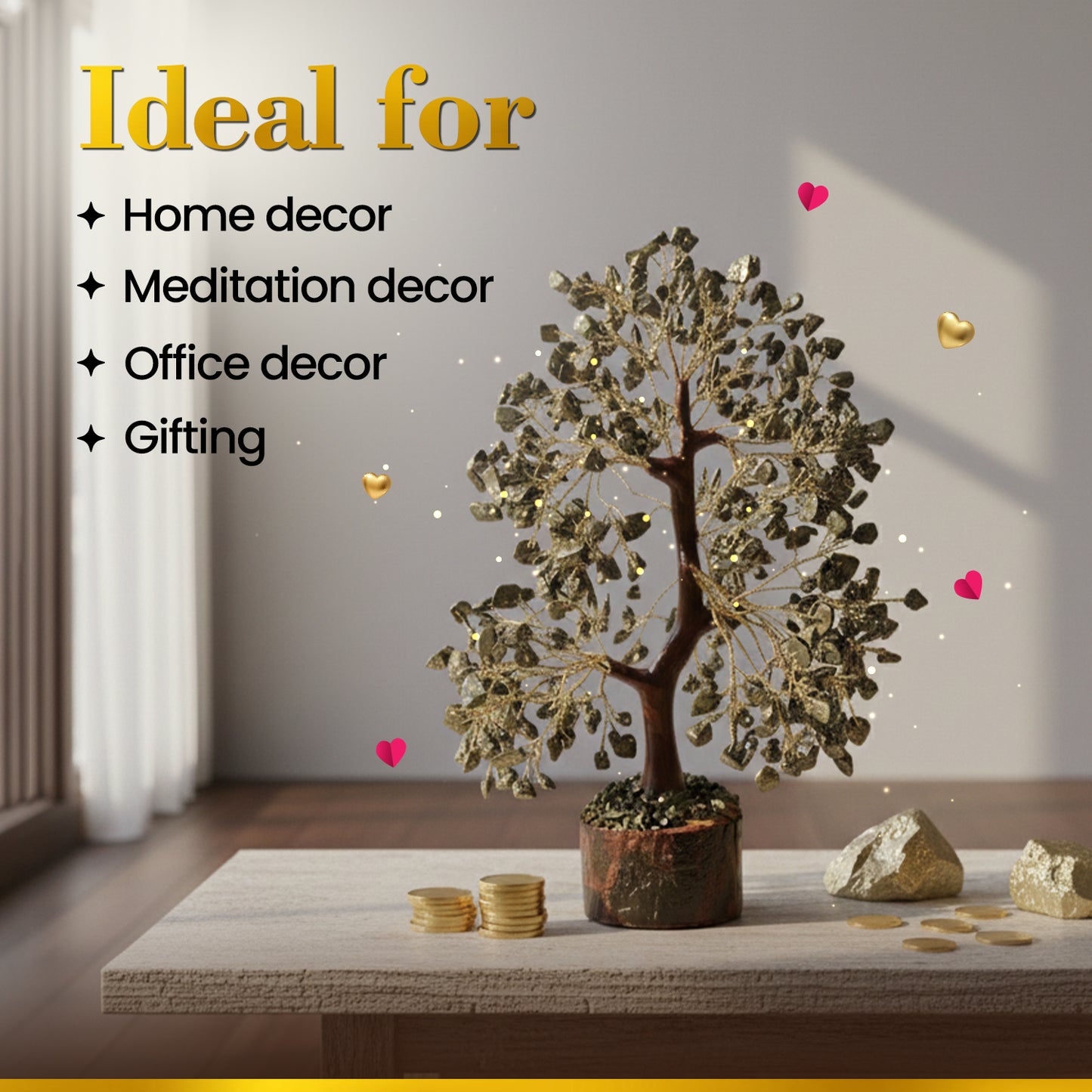 Pyrite Tree 200 Beads