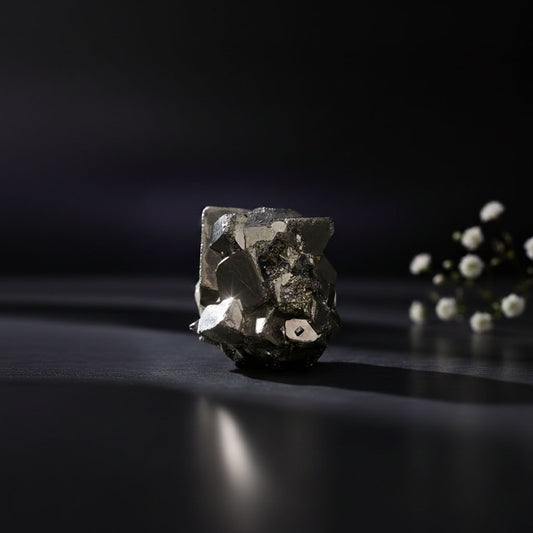 Raw Pyrite Crystal Stone (Cocade)