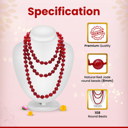 Red Jade Mala