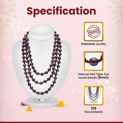 RED Tiger Eye Mala