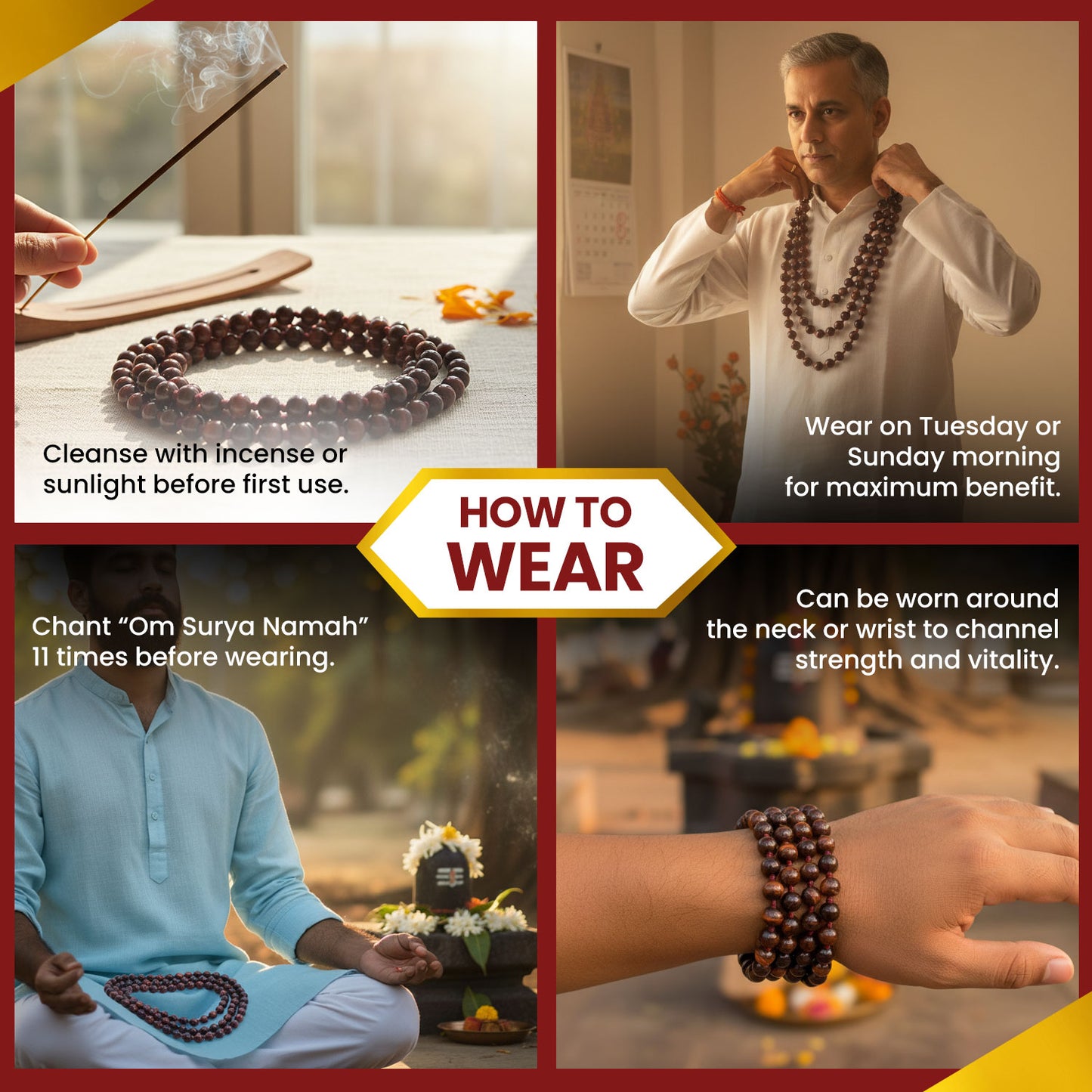 RED Tiger Eye Mala