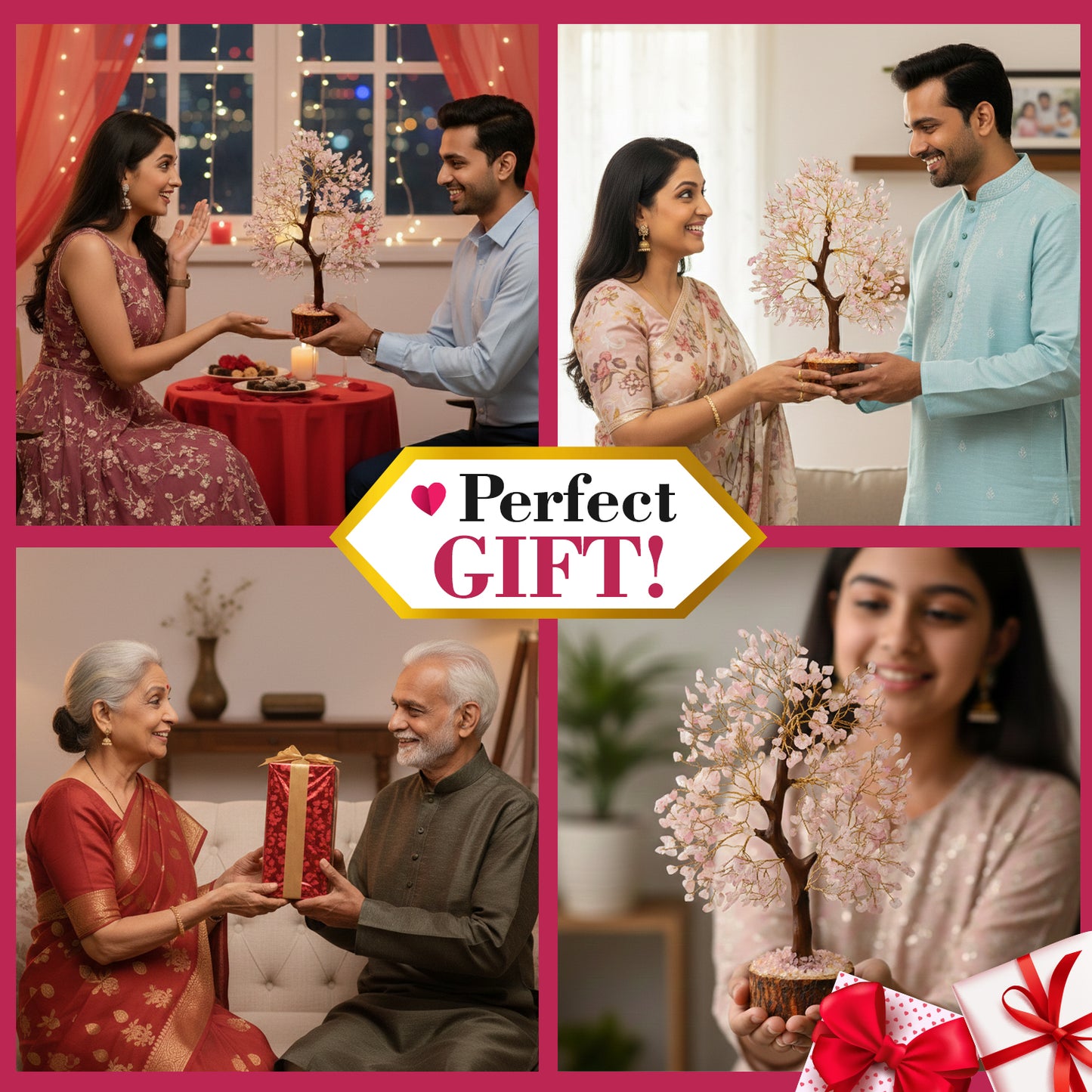 Rose Quartz Tree -200 Beads