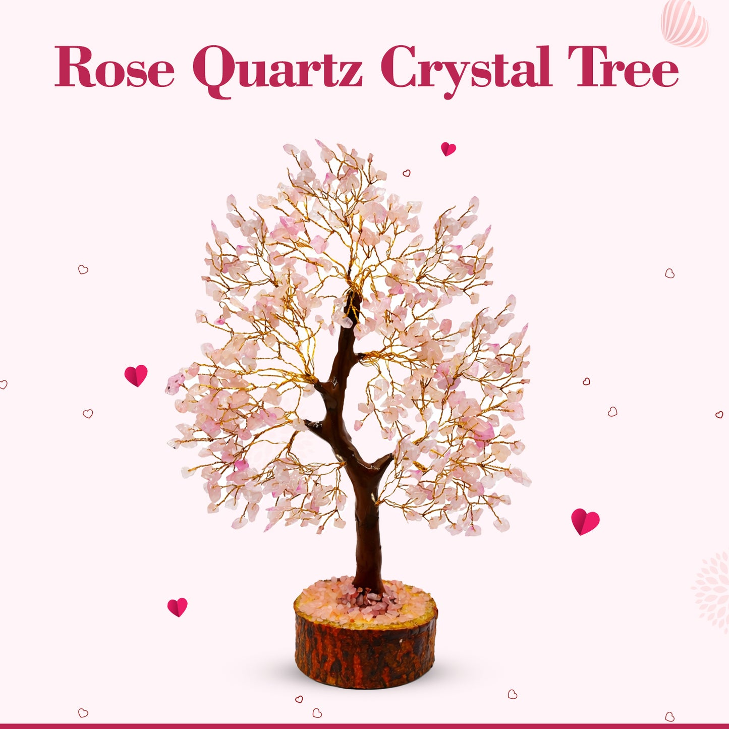 Rose Quartz Tree -200 Beads