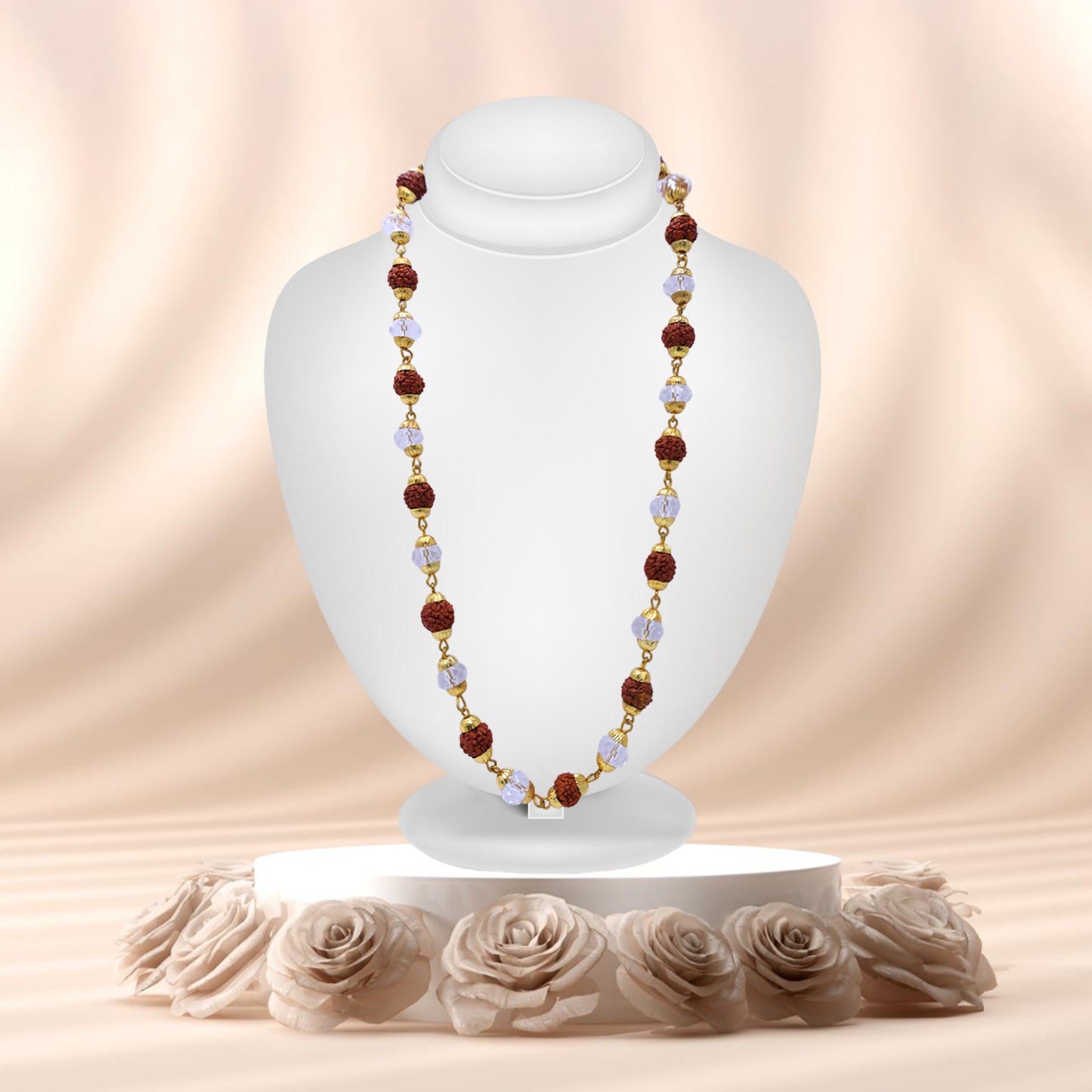 Rudraksha Sphatik Mala