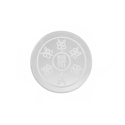 Selenite Zibu Symbols Plate