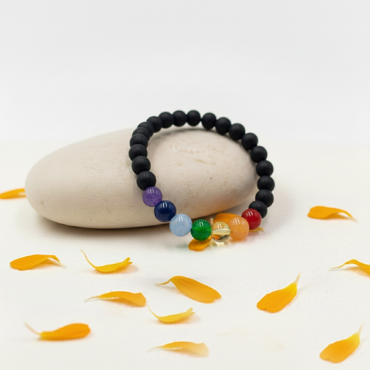 Seven Chakra Karungali Bracelet