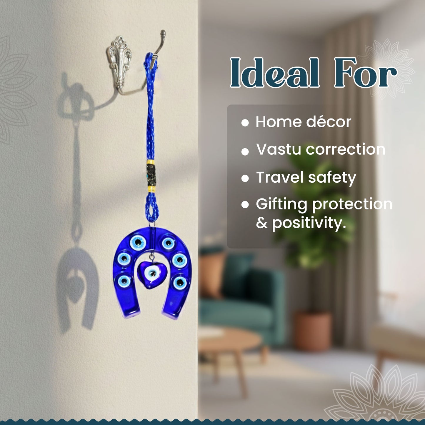 Small Horse Evil Eye Hanging