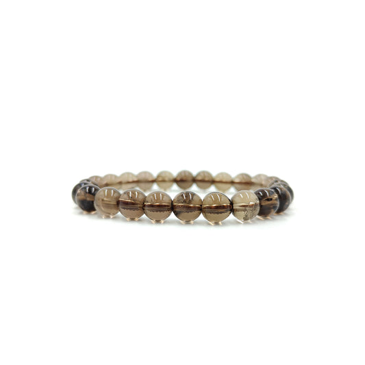 Smoky Quartz Bracelet For Positive Thoughts-(8mm)