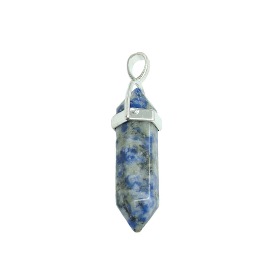 Sodalite Candle Crystal Pendant