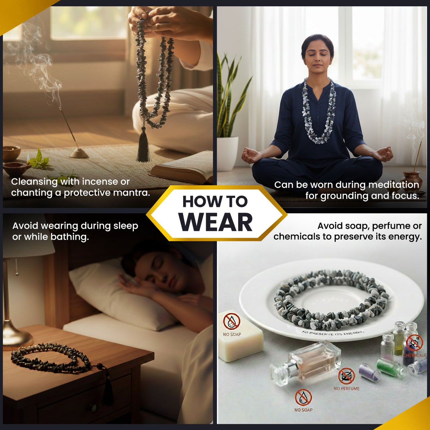 Sulemani Hakik Chips Mala