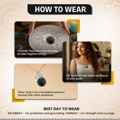 Sulemani Hakik Crystal Round Pendant