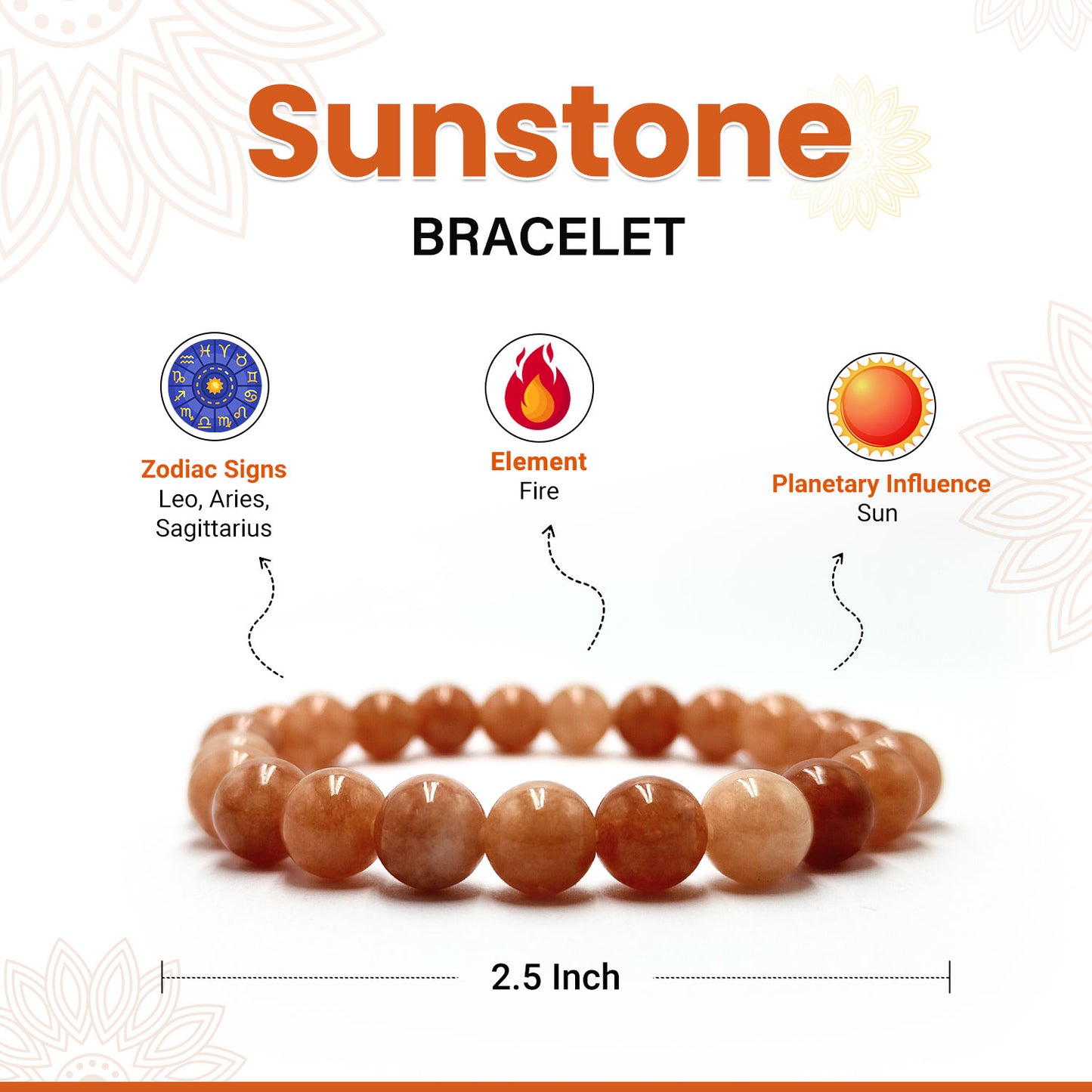 Sunstone Bracelet