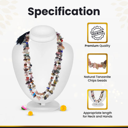 Tanzanite Chips Mala