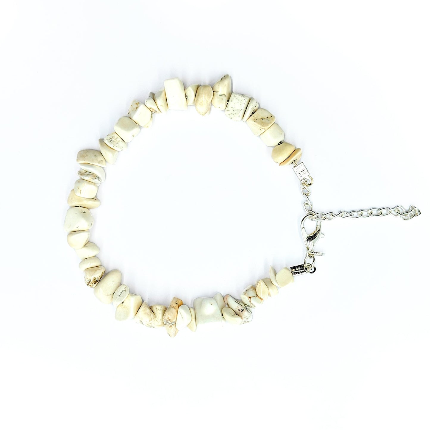 White Howlite Chips Bracelet