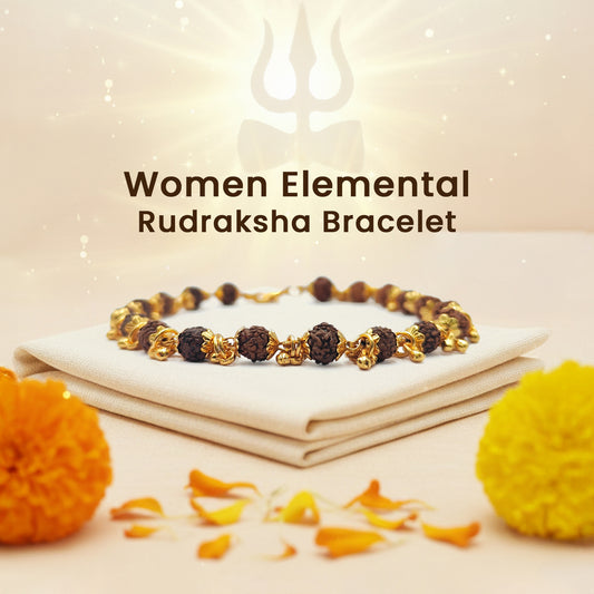 Women Elemental Rudraksha Bracelet