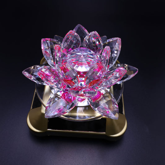 Auto Rotate Crystal Lotus