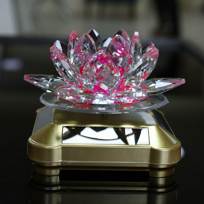Auto Rotate Crystal Lotus