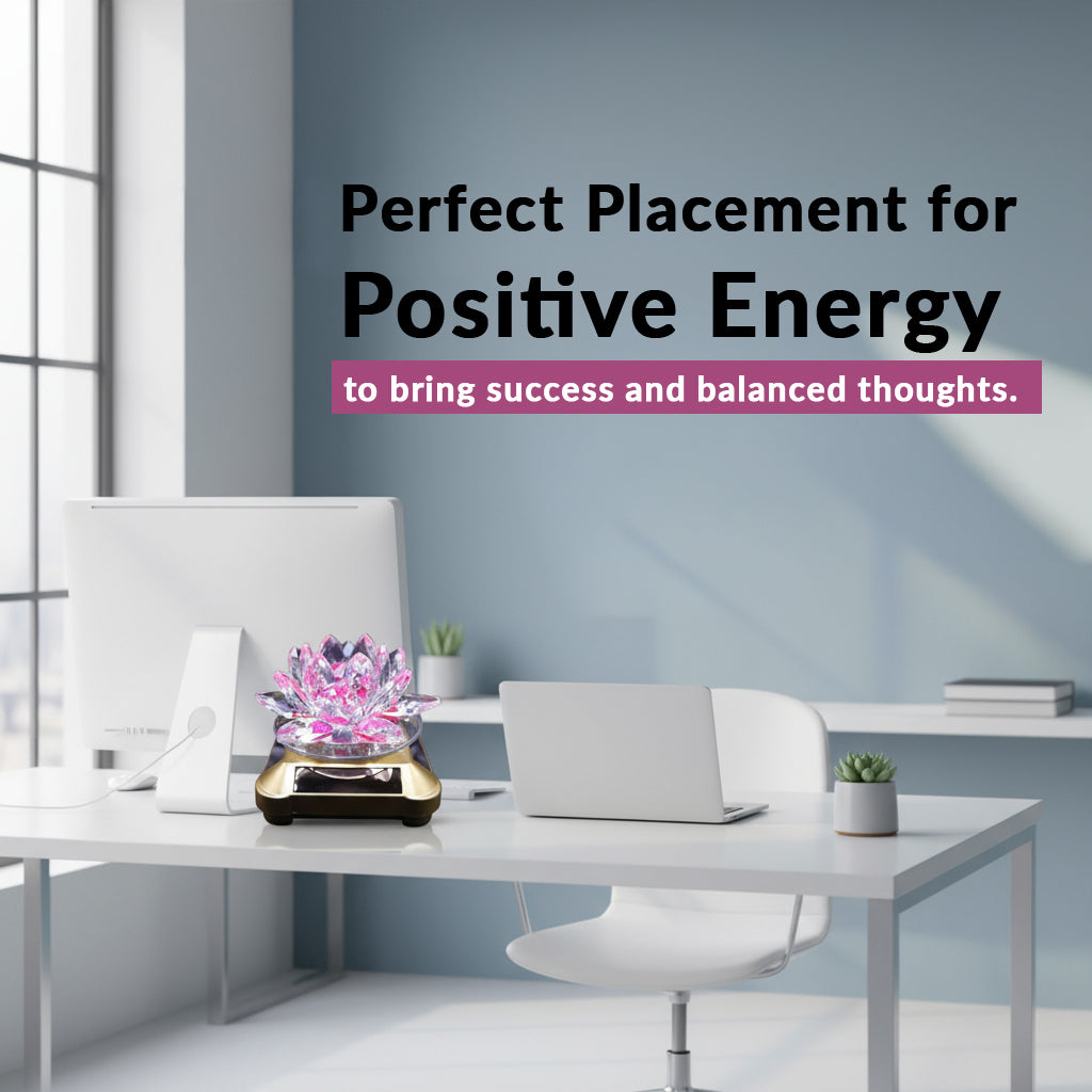 Auto Rotate Crystal Lotus