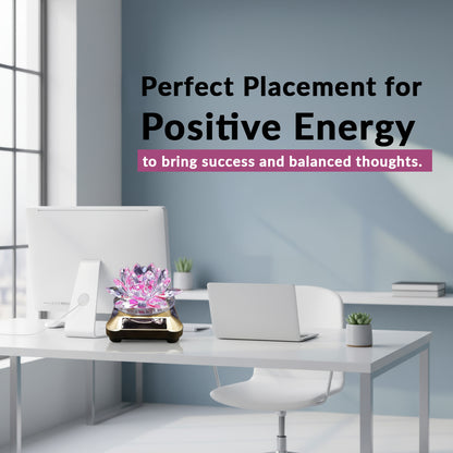 Auto Rotate Crystal Lotus