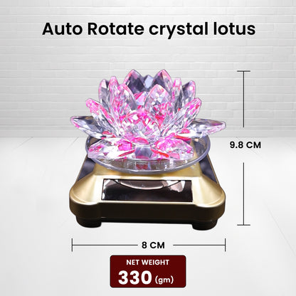Auto Rotate Crystal Lotus