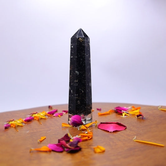 Black Obsidian Candle
