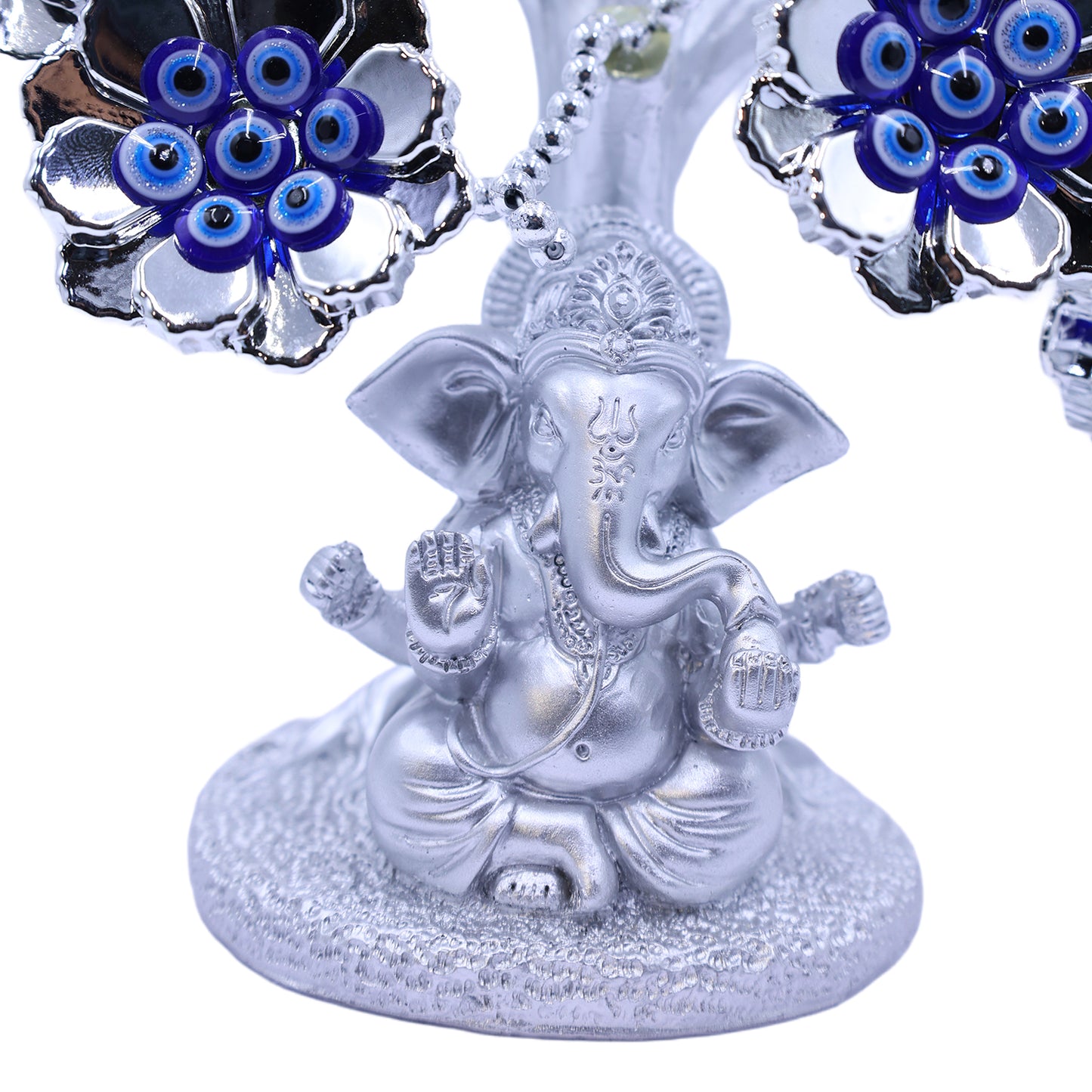 Blue Ganpati Evil Eye Tree
