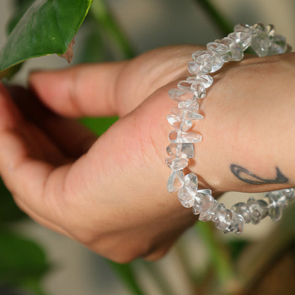 Clear Quartz Chips Bracelet