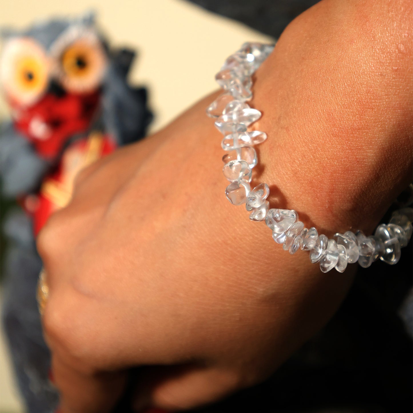 Clear Quartz Chips Bracelet