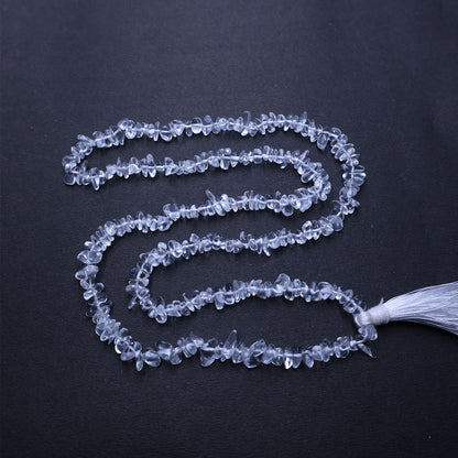 Clear Quartz Chips Mala