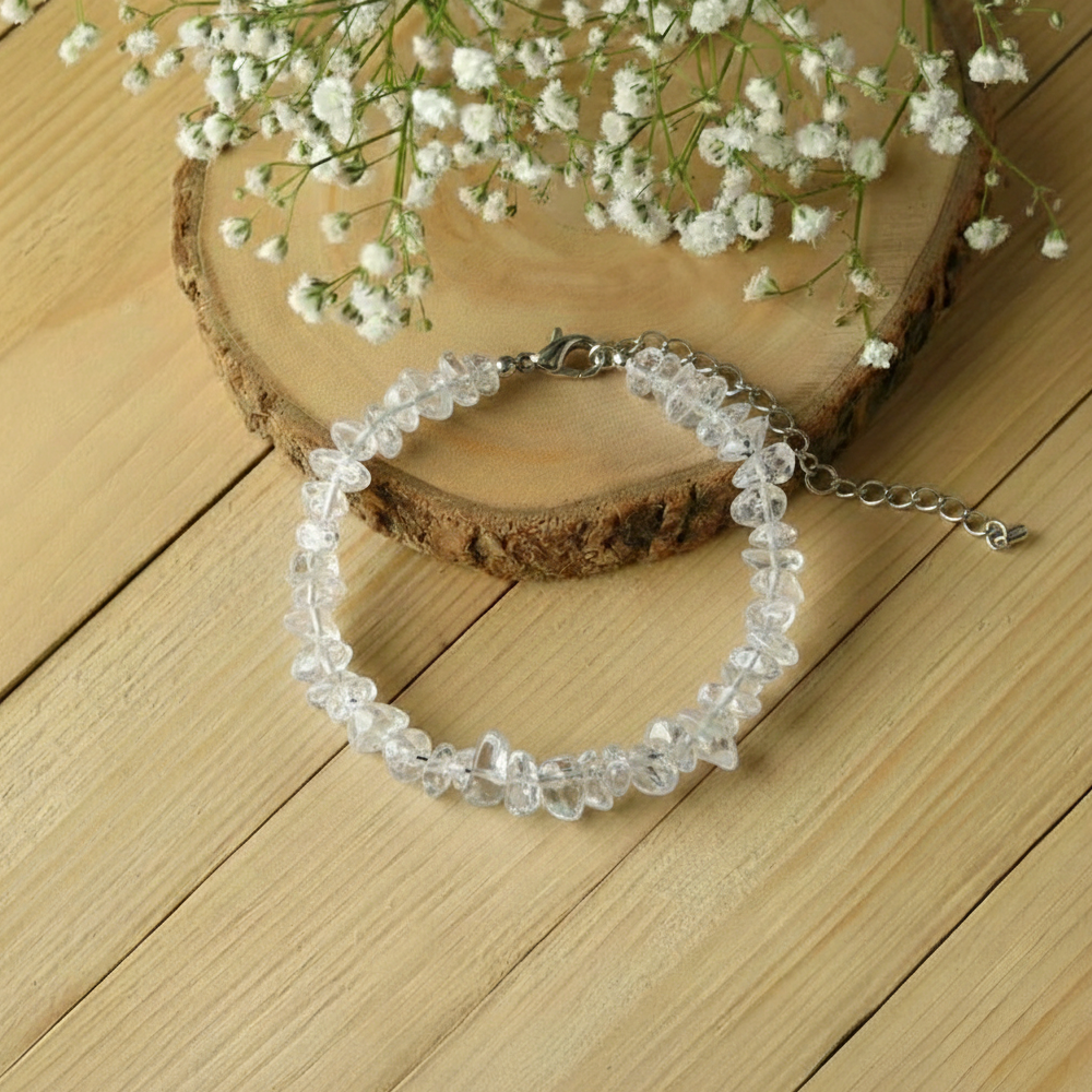 Clear Quartz Chips Bracelet